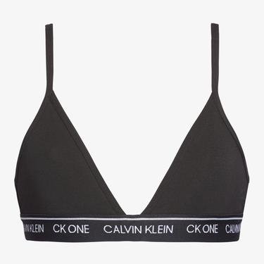  Calvin Klein Unlined Triangle Kadın Siyah Bra