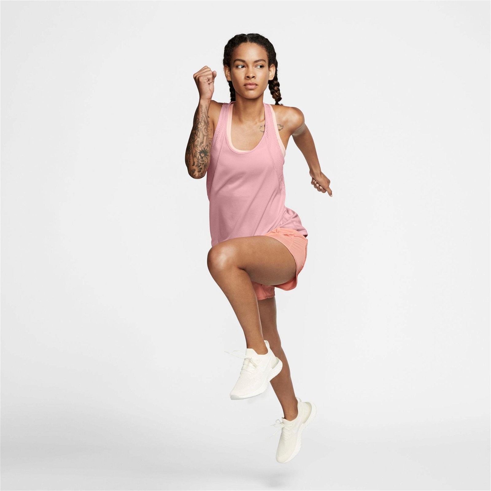 Nike Run Tank Kadın Pembe Kolsuz T-Shirt