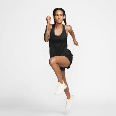  Nike Run Tank Kadın Siyah Kolsuz T-Shirt