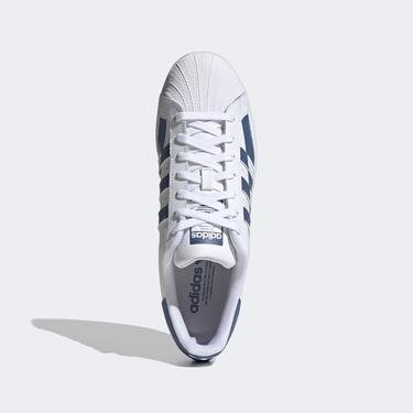  adidas Superstar Erkek Mavi-Beyaz Spor Ayakkabı