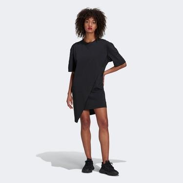  adidas Kadın Siyah T-Shirt-Elbise
