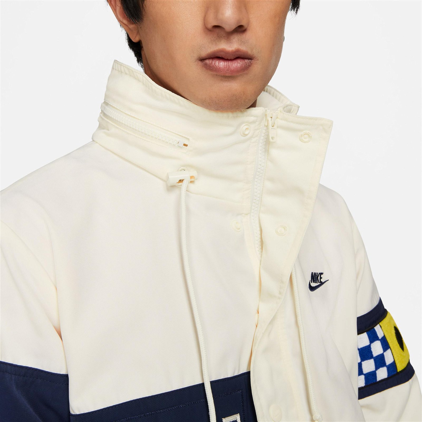Nike Sportswear Reissue Walliwaw Woven Erkek Beyaz Ceket