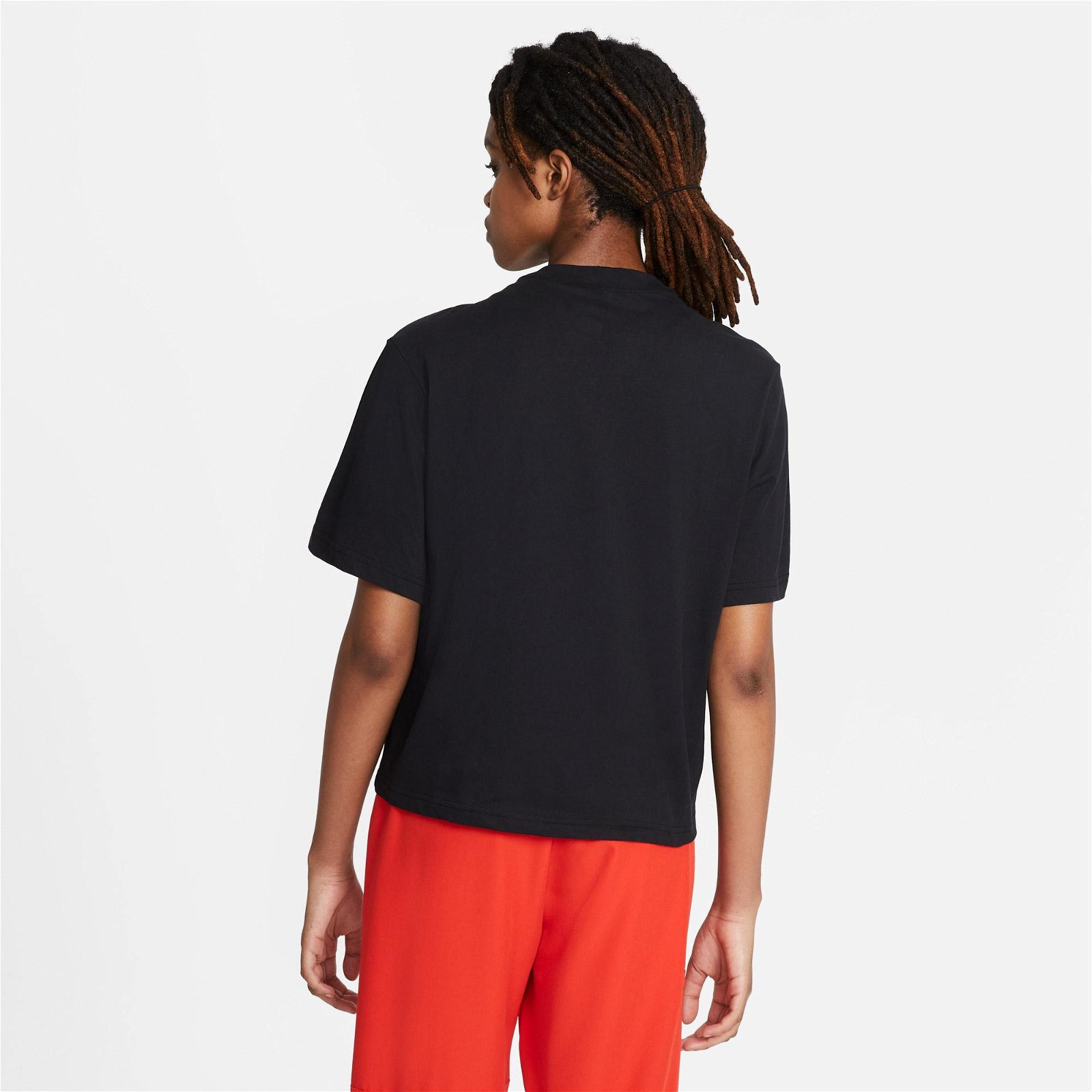 Nike Sportswear Dry Boxy Rainbow Kadın Siyah T-Shirt
