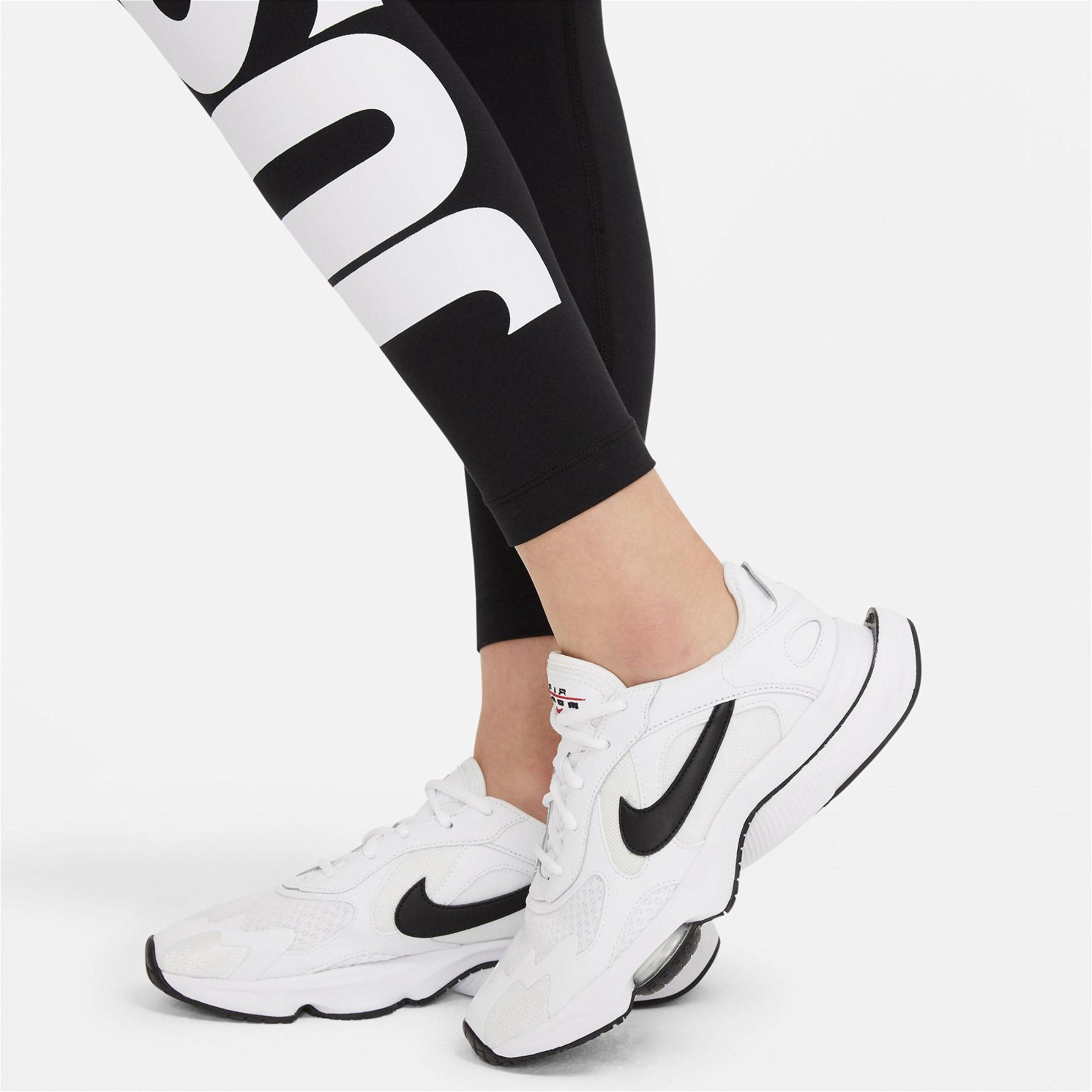 Nike Sportswear Essential Gx Hr Legging Büyük Beden Kadın Siyah Tayt