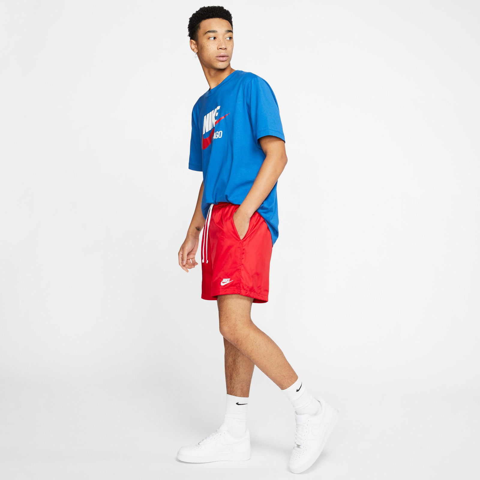 Nike Woven Land Flow Erkek Kırmızı Şort