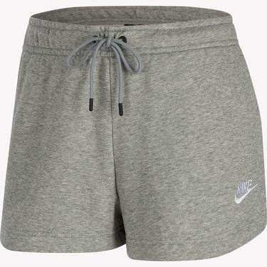  Nike Sportswear Essential Fleece Fit Kadın Gri Şort