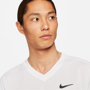  Nike Dri-Fit Victory Top Erkek Beyaz T-Shirt