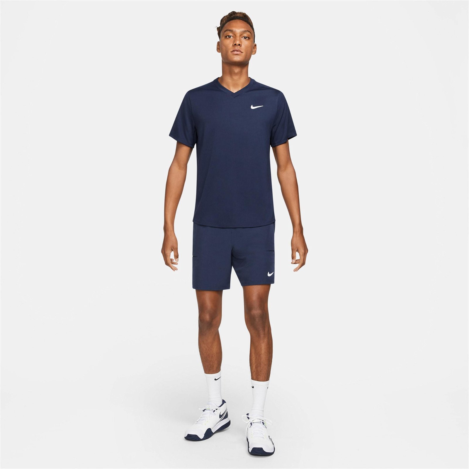Nike Dri-Fit Victory Top Erkek Mavi T-Shirt