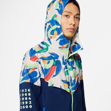  Nike Windrunner Artist Erkek Mavi Ceket
