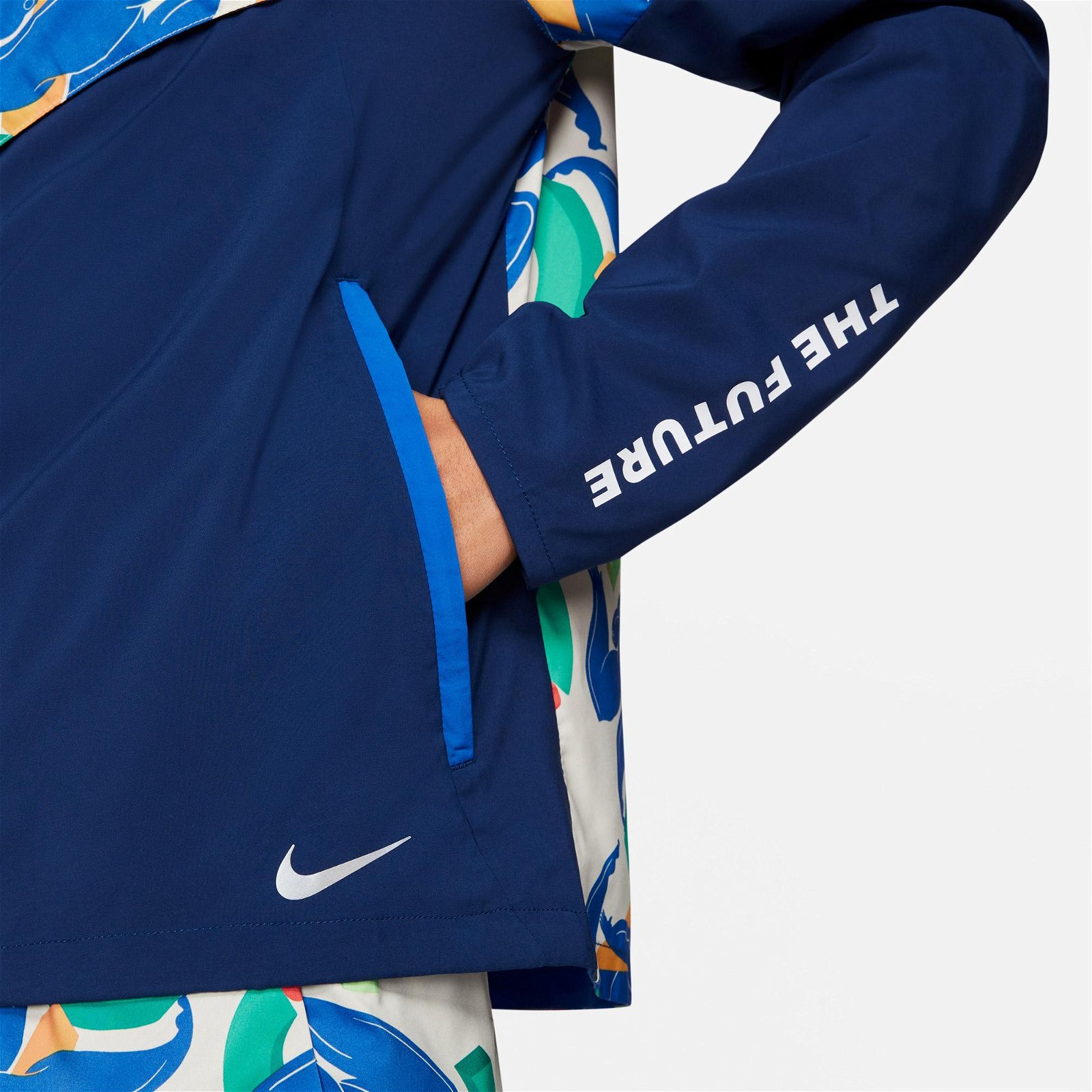 Nike Windrunner Artist Erkek Mavi Ceket