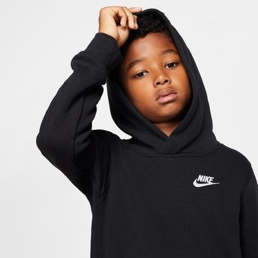  Nike Sportswear Club Pullover Çocuk Siyah Sweatshirt