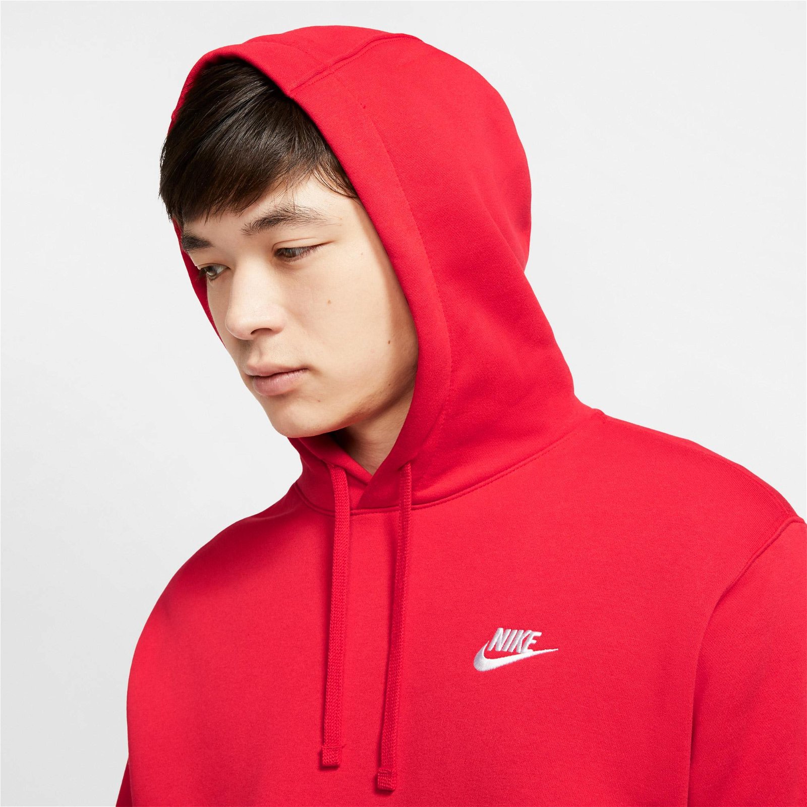 Nike Sportswear Club Pullover Erkek Kırmızı Sweatshirt