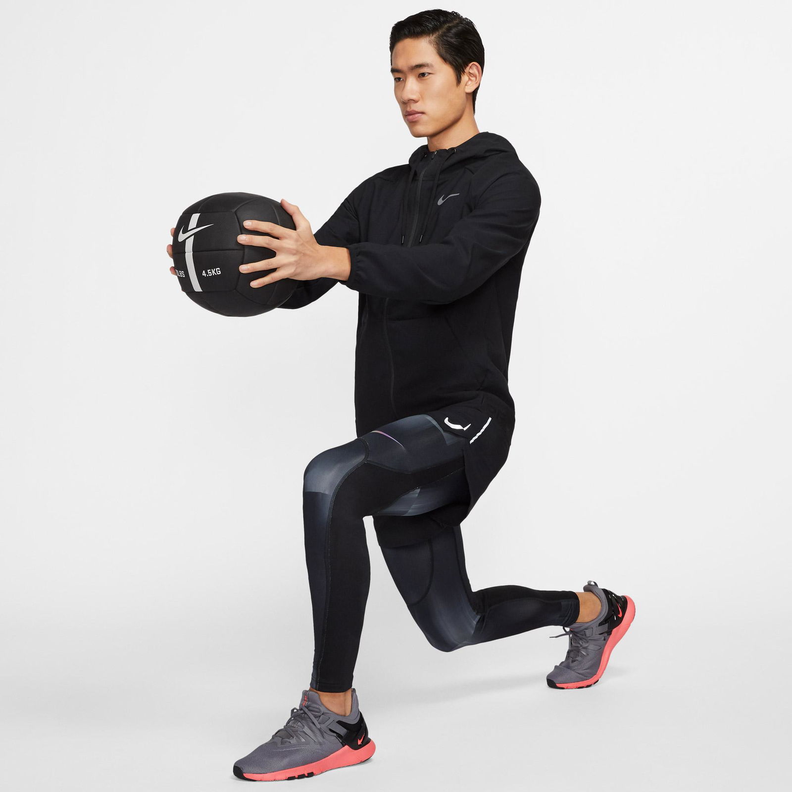 Nike Dri-Fit Flex Vent Max Erkek Siyah Ceket