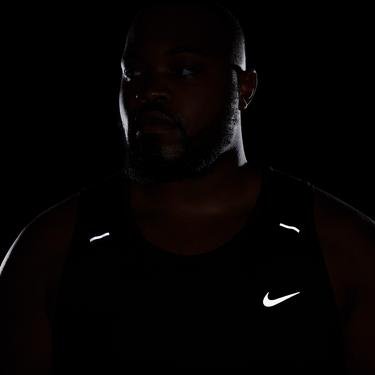  Nike Dri-Fit Miler Tank Erkek Siyah Kolsuz T-Shirt