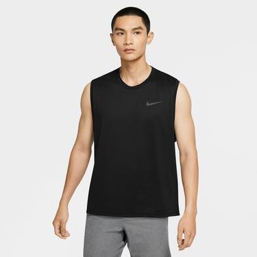  Nike Dri-Fit Hyper Dry Top Tank Erkek Siyah Kolsuz T-Shirt