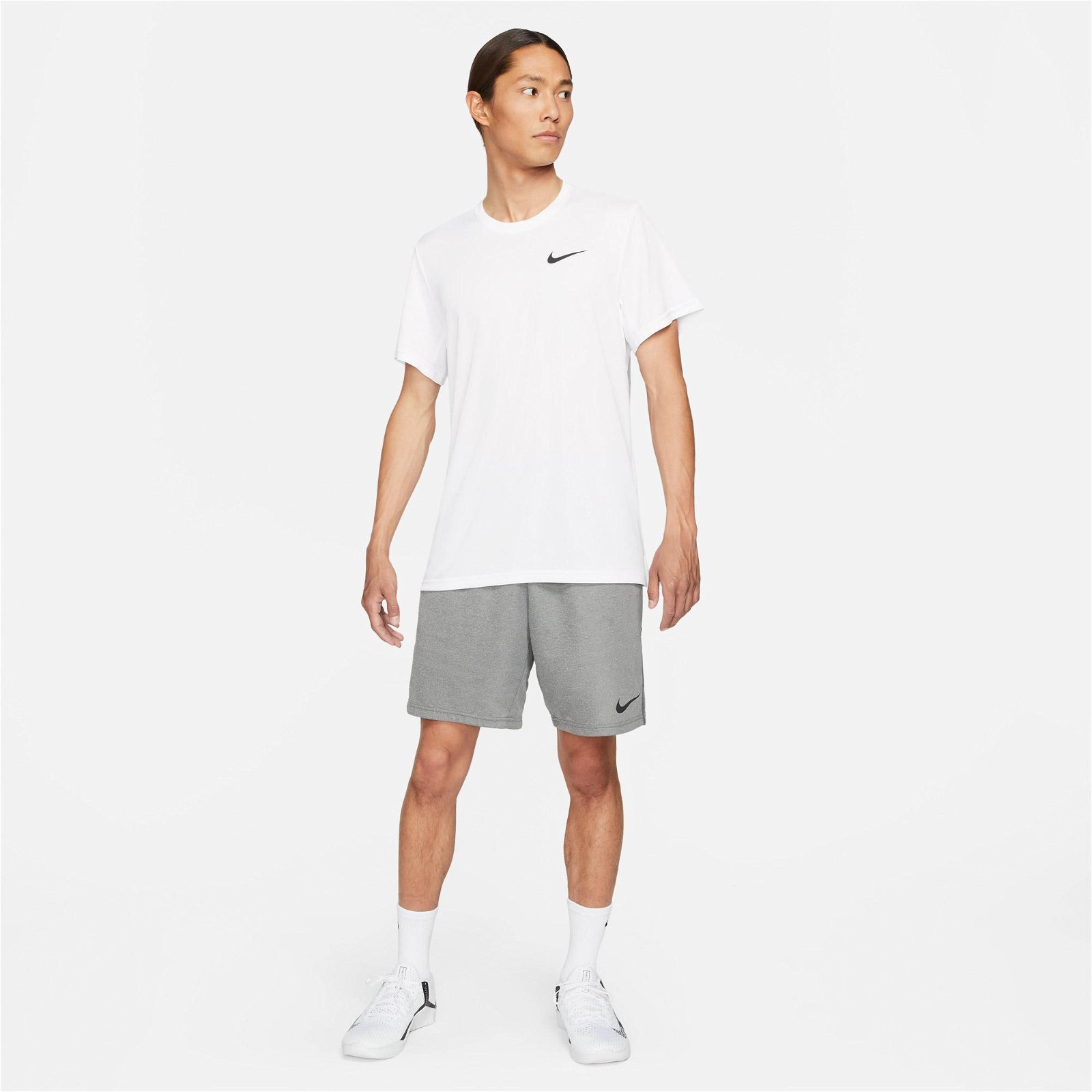 Nike Dri-Fit Superset Top Erkek Beyaz T-Shirt