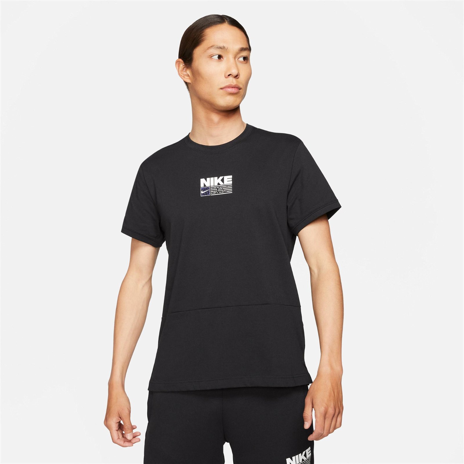 Nike Dry Top Erkek Siyah T-Shirt
