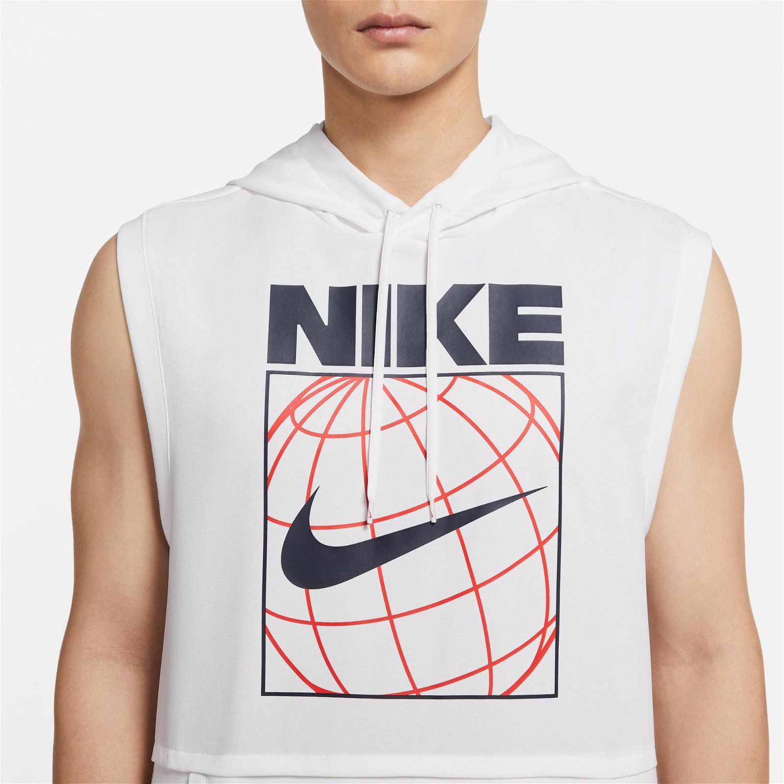 Nike Dry Pullover Fleece Pack Erkek Beyaz Sweatshirt