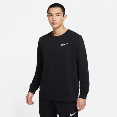  Nike Dri-Fit Crew Erkek Siyah Sweatshirt