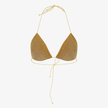  Sandshaped Avila Kadın Simli Altın Rengi Bikini Üstü