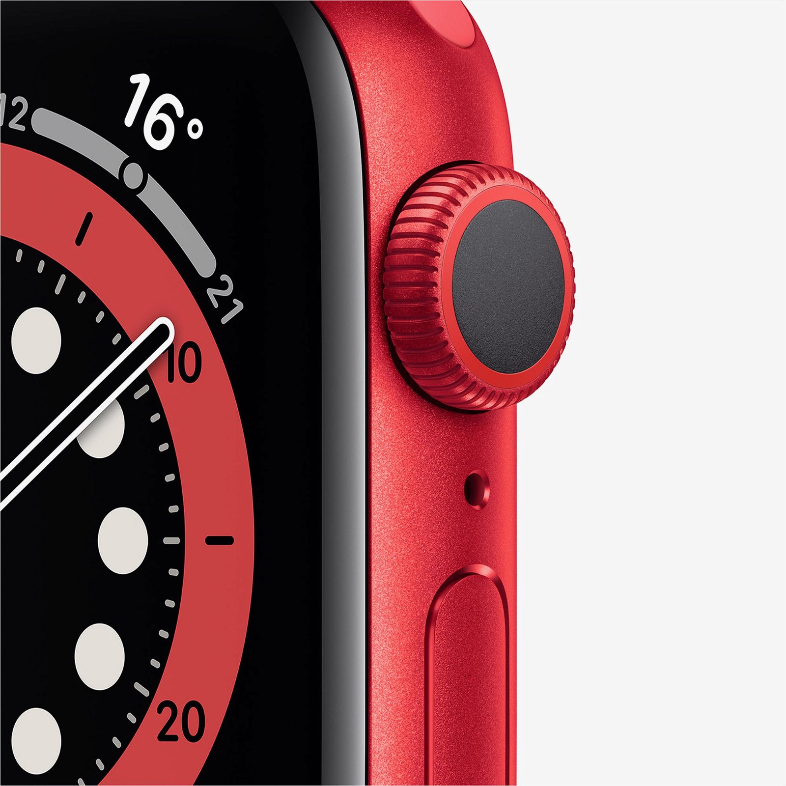 Apple Watch Series 6 40 mm Kırmızı Alüminyum Kasa ve Kırmızı Spor Kordon