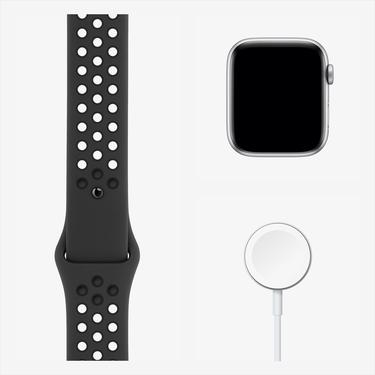  Apple Watch Nike Series 6 44 mm Uzay Grisi Alüminyum Kasa ve Siyah Nike Spor Kordon
