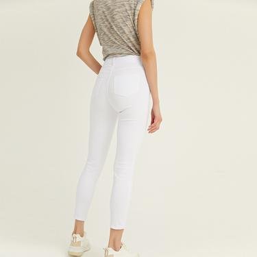  rue Kadın Beyaz Yüksek Bel Skinny Jean