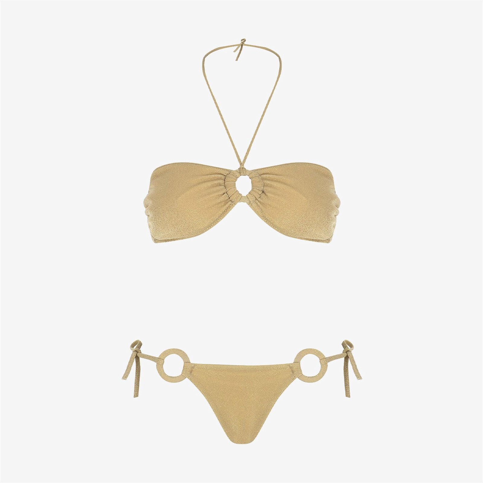 BILIANA DOLL Goldie Lumiere Kadın Altın Rengi Bikini Takımı