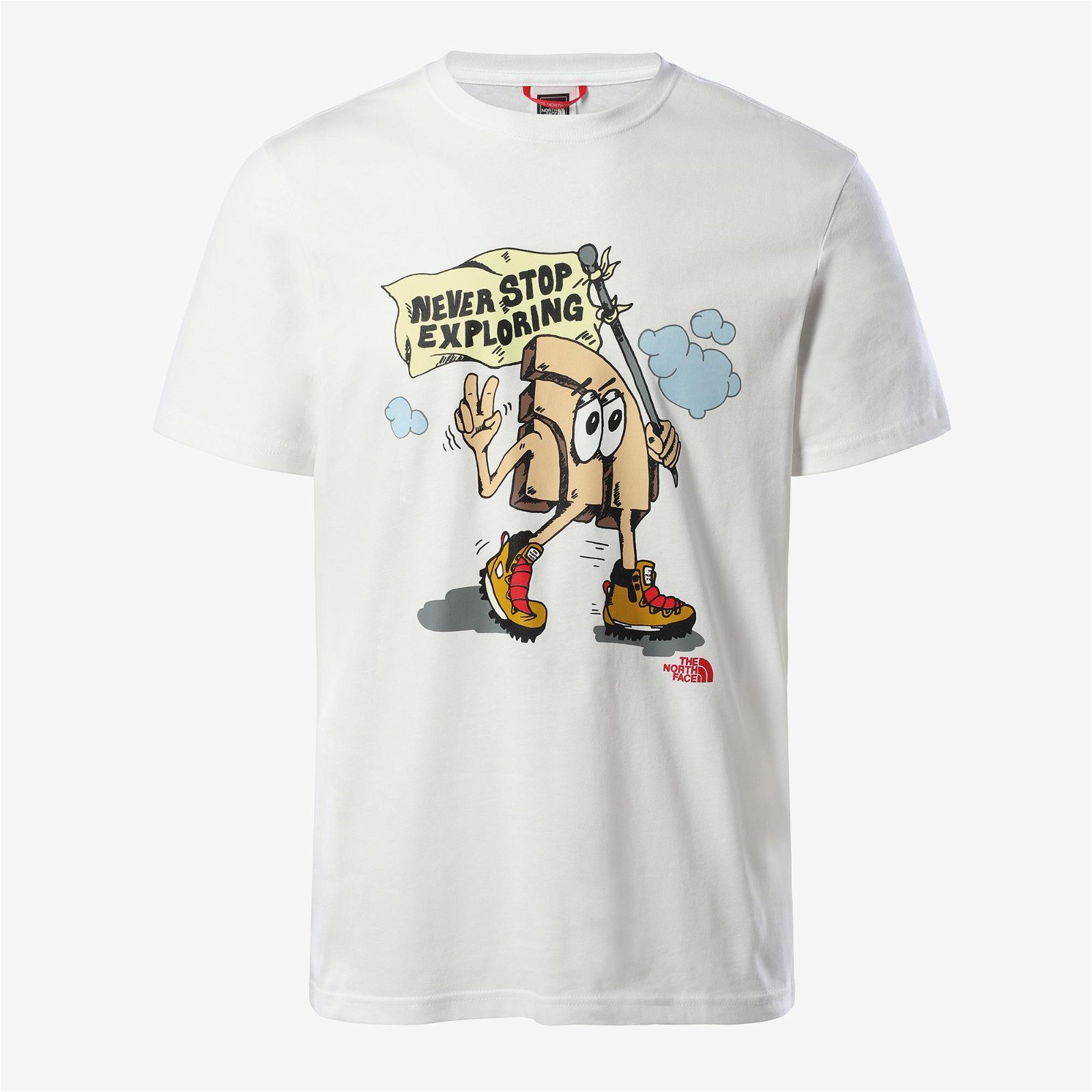 The North Face Graphic Erkek Beyaz T-Shirt