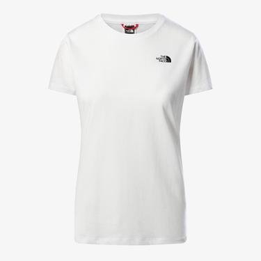  The North Face Simple Dome Kadın Beyaz T-Shirt