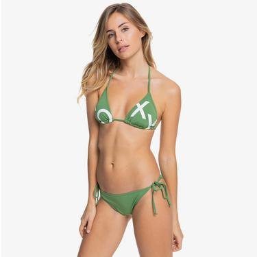  Roxy SD Beach Classics Triangle Set Kadın Yeşil Bikini Takımı