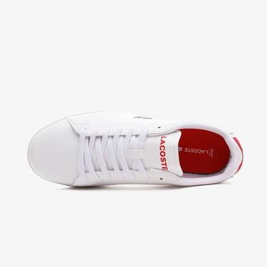  Lacoste Carnaby Evo 0721 4 Sma Erkek Beyaz - Kırmızı Sneaker