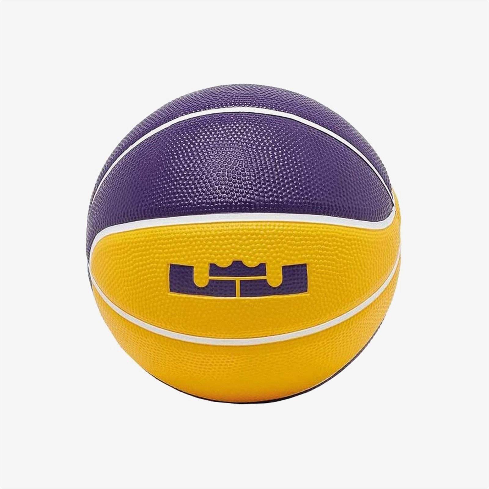 Nike Skills Lebron James No 7 Unisex Mor-Sarı Basketbol Topu