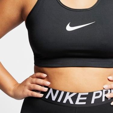  Nike Dri-Fit Swoosh Nonpded Kadın Siyah Bra