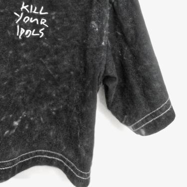  KillYourIdols Organic Kadın Antrasit Crop T-shirt