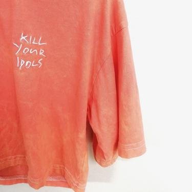  KillYourIdols Organic Kadın Pembe Crop T-shirt
