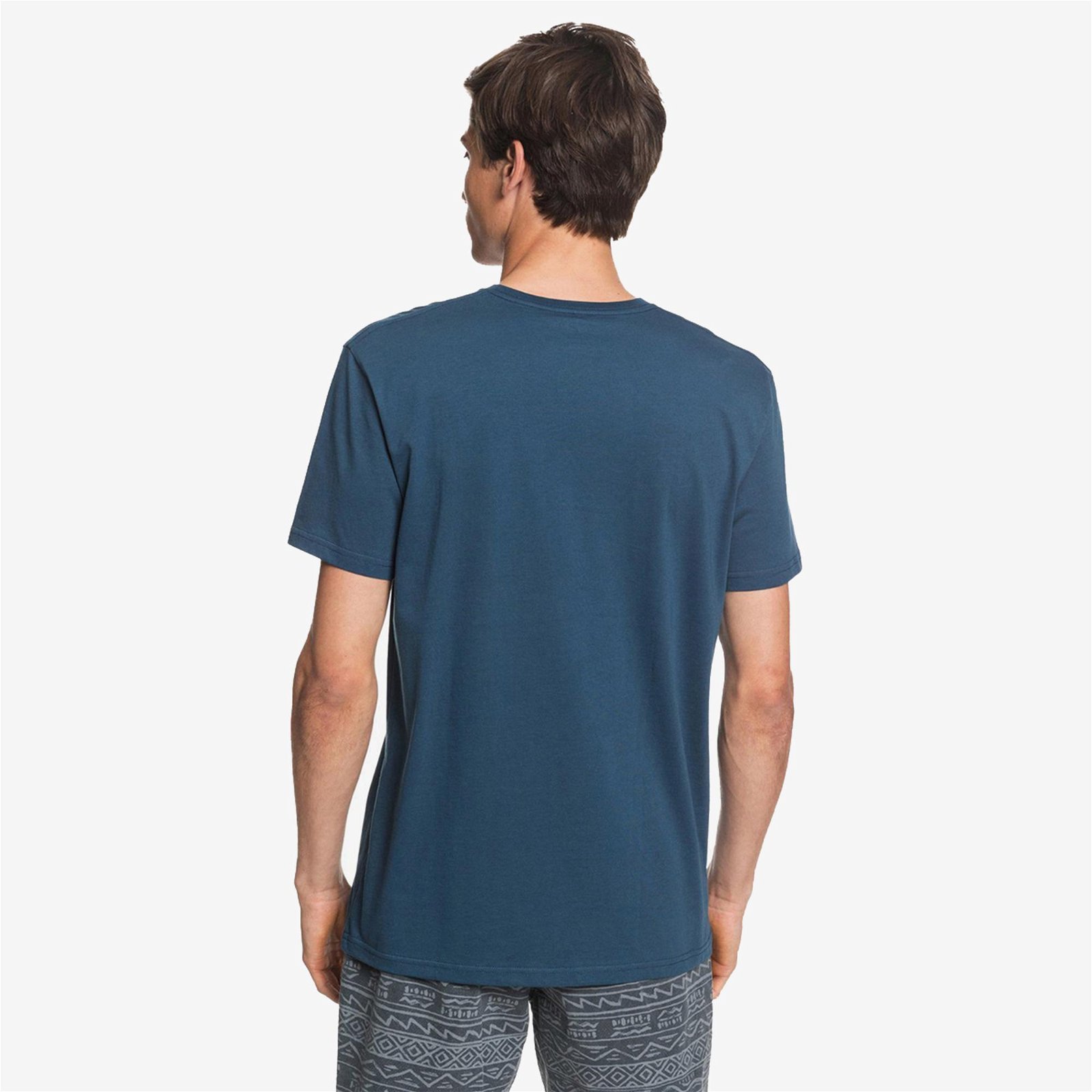Quiksilver Sure Thing Erkek Mavi T-Shirt