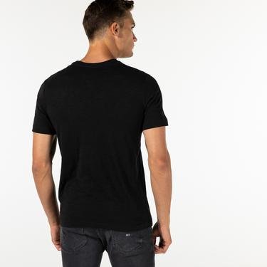  Nautica Erkek Siyah Baskılı T-Shirt