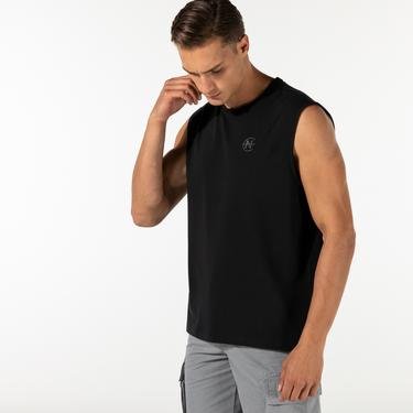  Nautica Erkek Siyah Kolsuz T-Shirt
