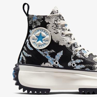  Converse Run Star Hike Floral Fusion Platform Kadın Mavi Sneaker