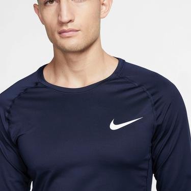  Nike Np Top Erkek Mavi T-Shirt