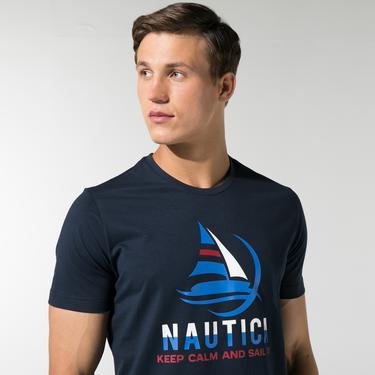  Nautica Erkek Lacivert T-Shirt