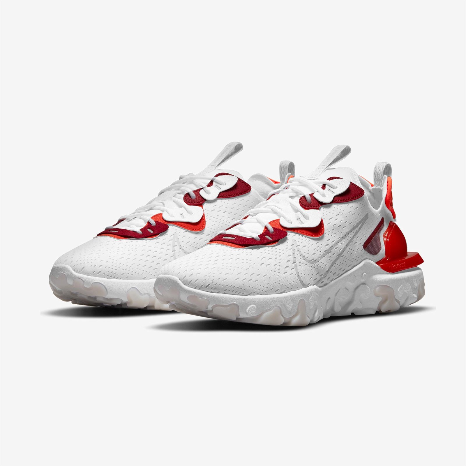 Nike React Vision Erkek Beyaz-Kırmızı Spor Ayakkabı