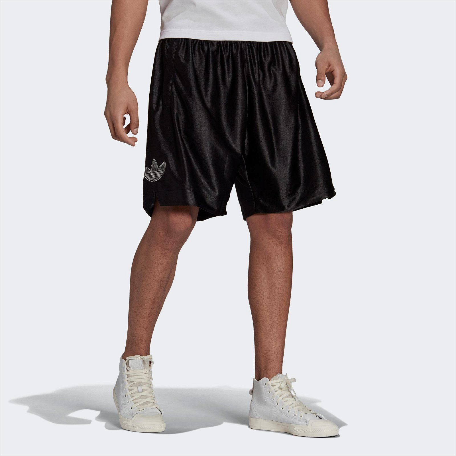 adidas Sport Logo Boks Stili Erkek Siyah Şort