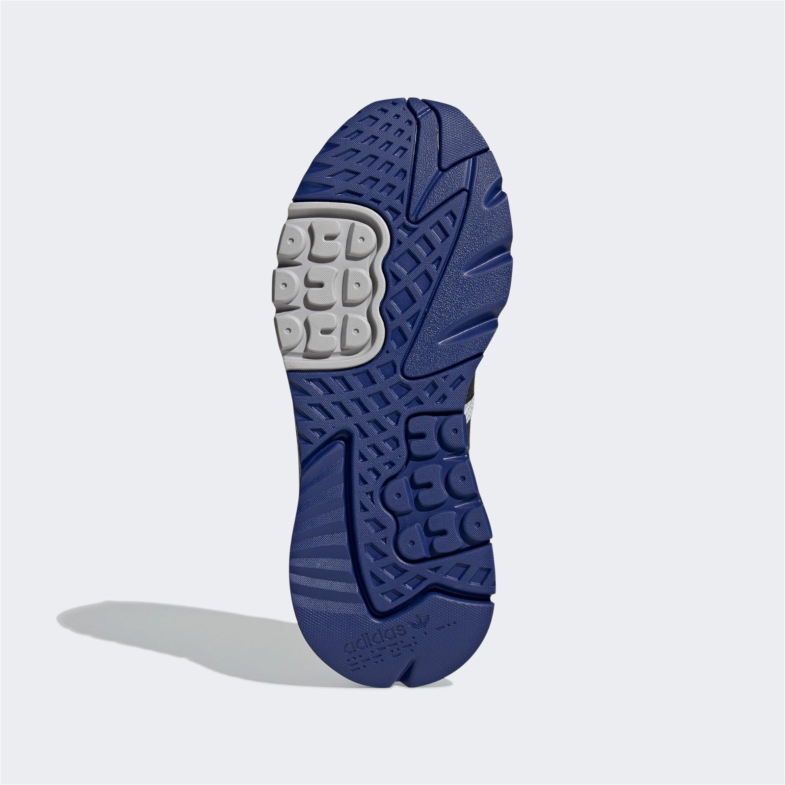 adidas Nite Jogger Erkek Gri/Mavi Spor Ayakkabı