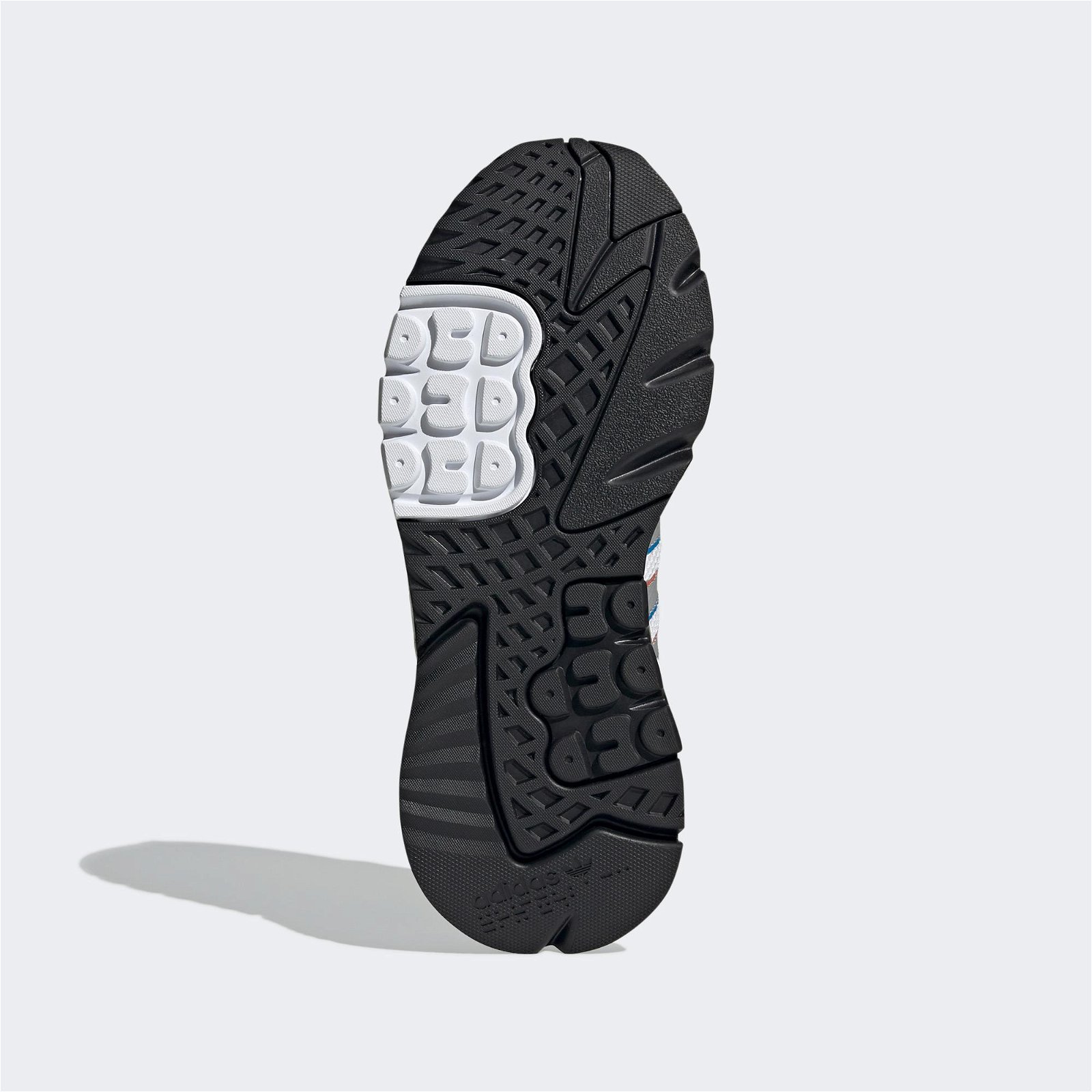 adidas Nite Jogger Erkek Beyaz/Mavi Spor Ayakkabı