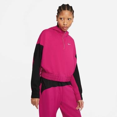  Nike Sportswear Essential Icon Clash Hoodie Qz Mix Kadın Kırmızı Sweatshirt