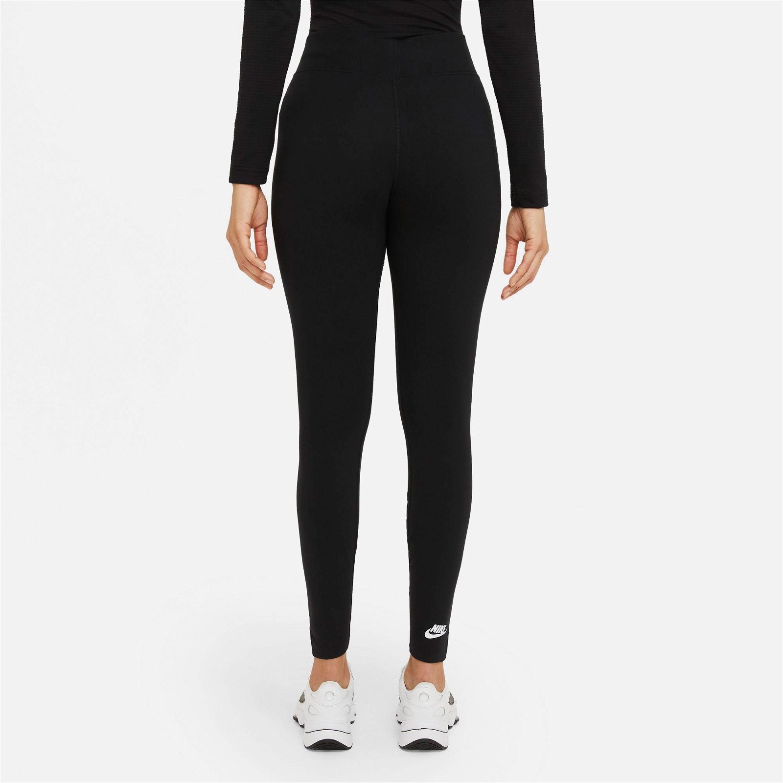 Nike Sportswear Legasee Zip Kadın Siyah Tayt