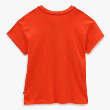  Vans Needlepoint Boxy Kadın Turuncu T-Shirt
