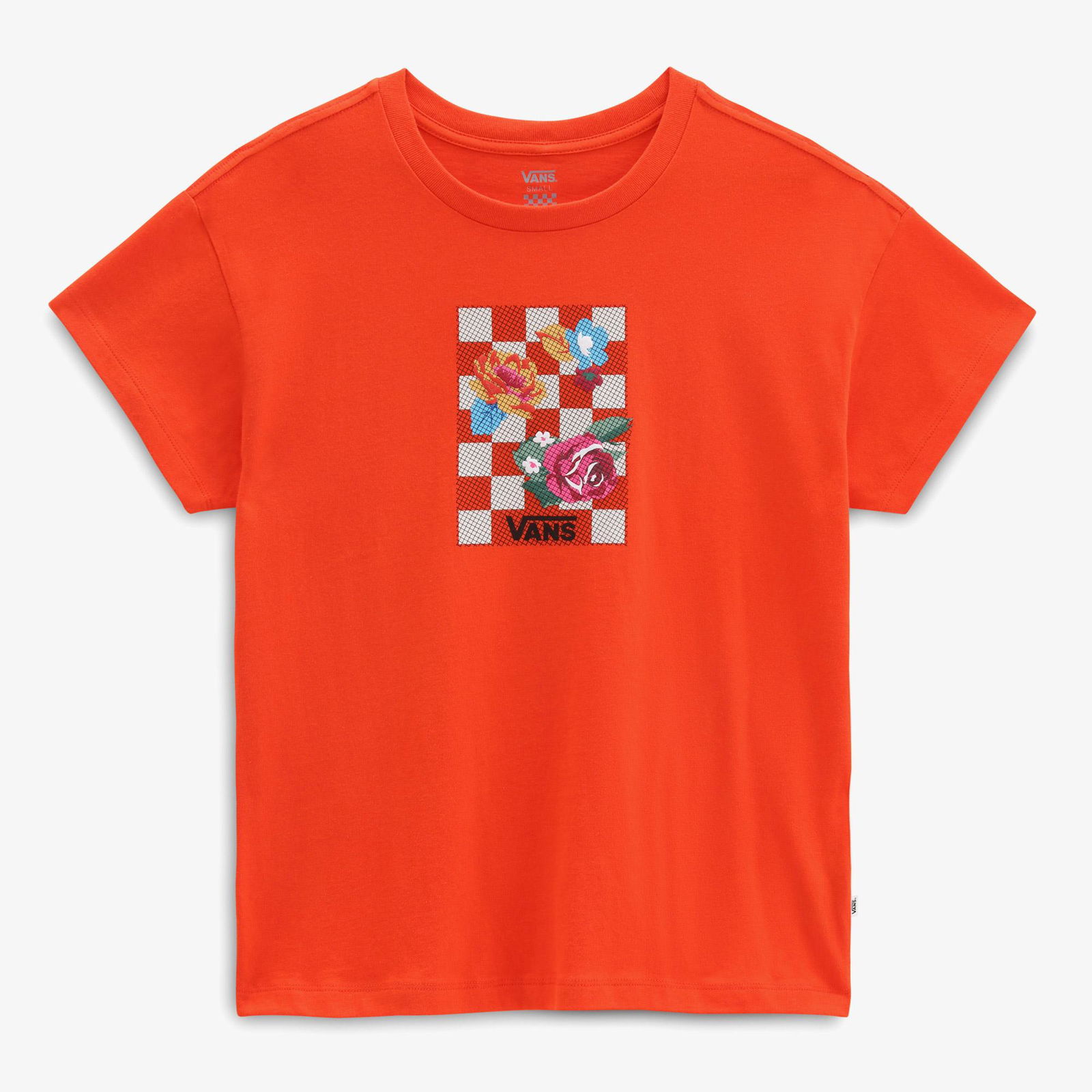 Vans Needlepoint Boxy Kadın Turuncu T-Shirt